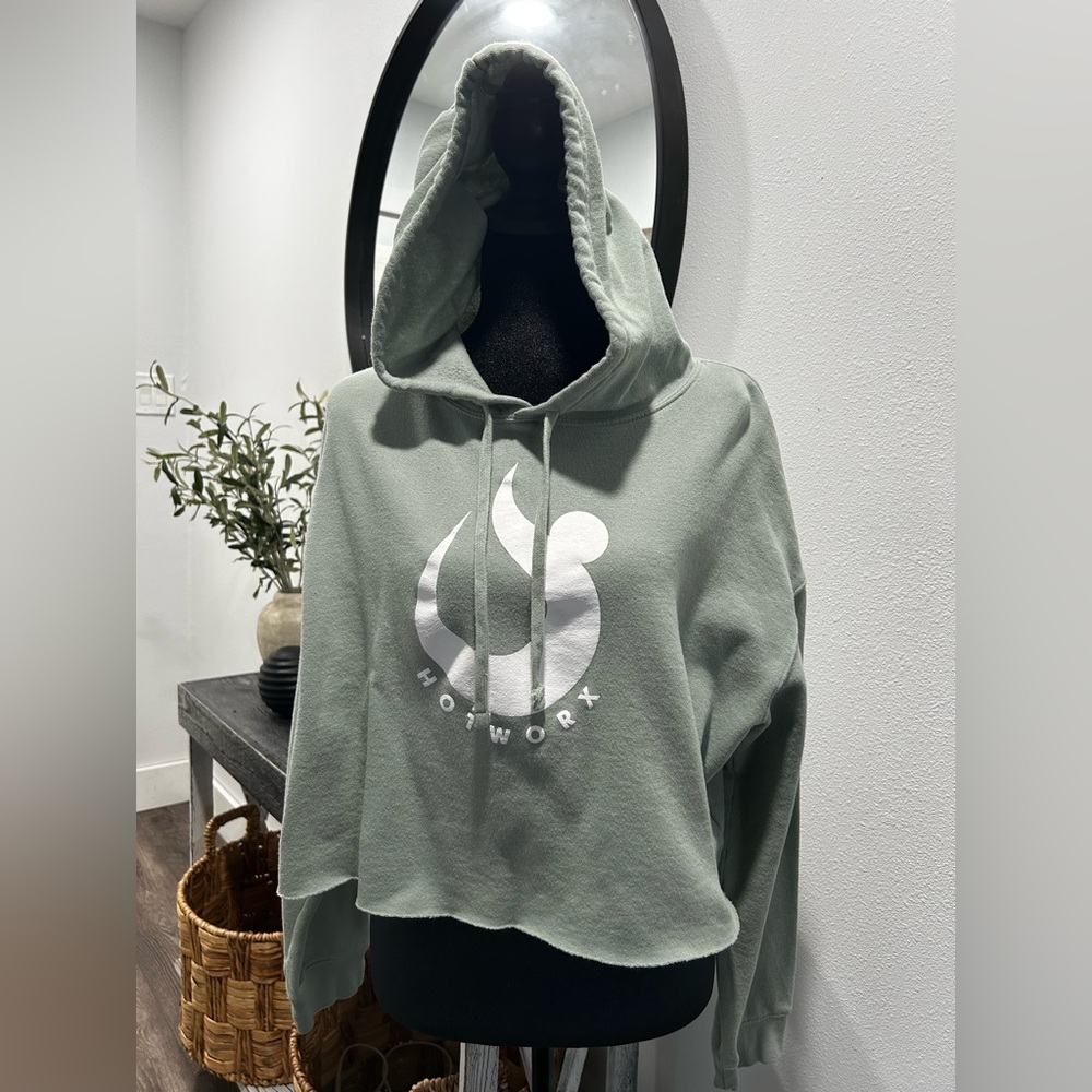 HOTWORX Women's Green Hoodie Sweater